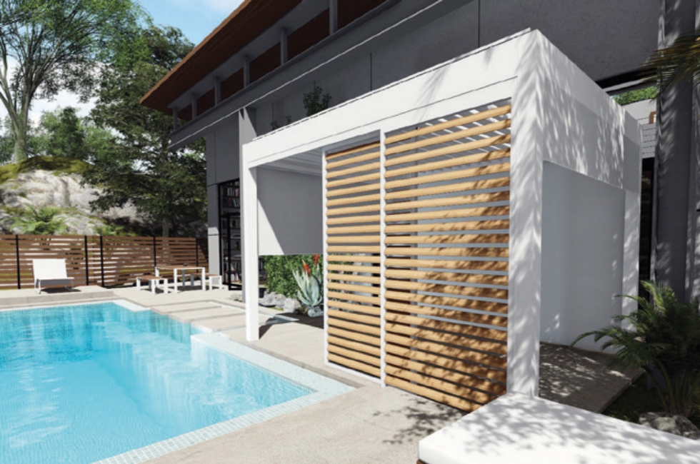 Claustra Bois Pergola