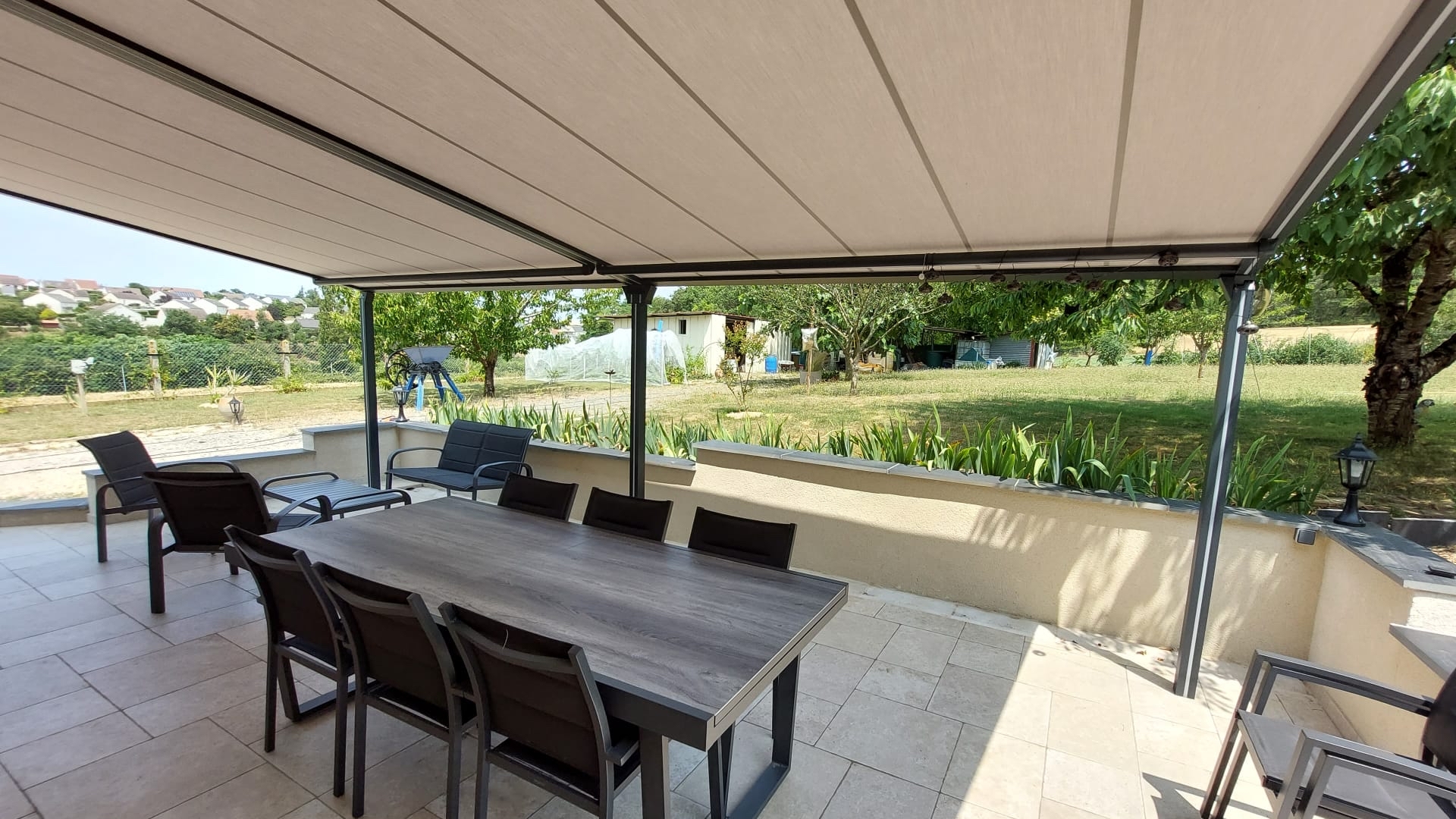 Pergola toile enroulable Linconyl