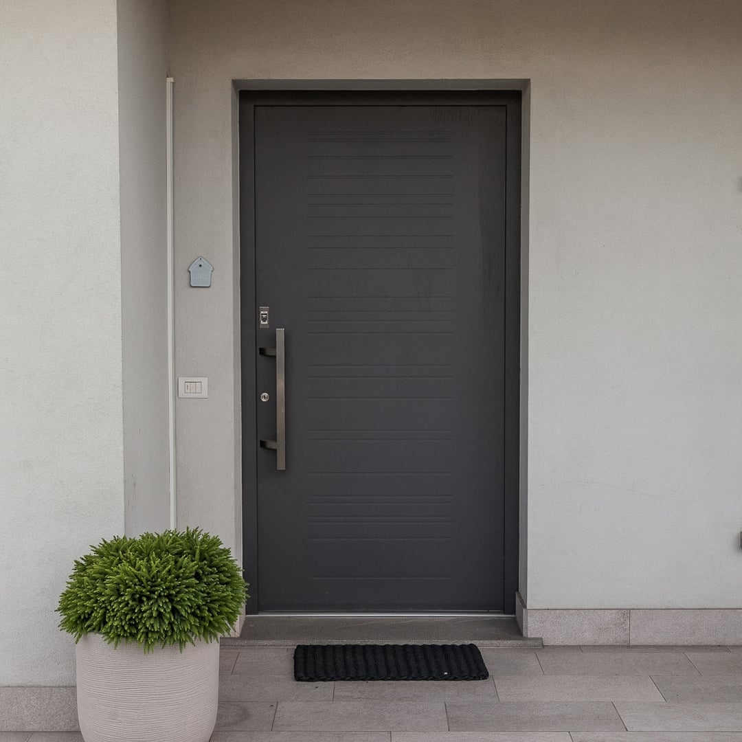 Porte d'entrée alu PVC Linconyl