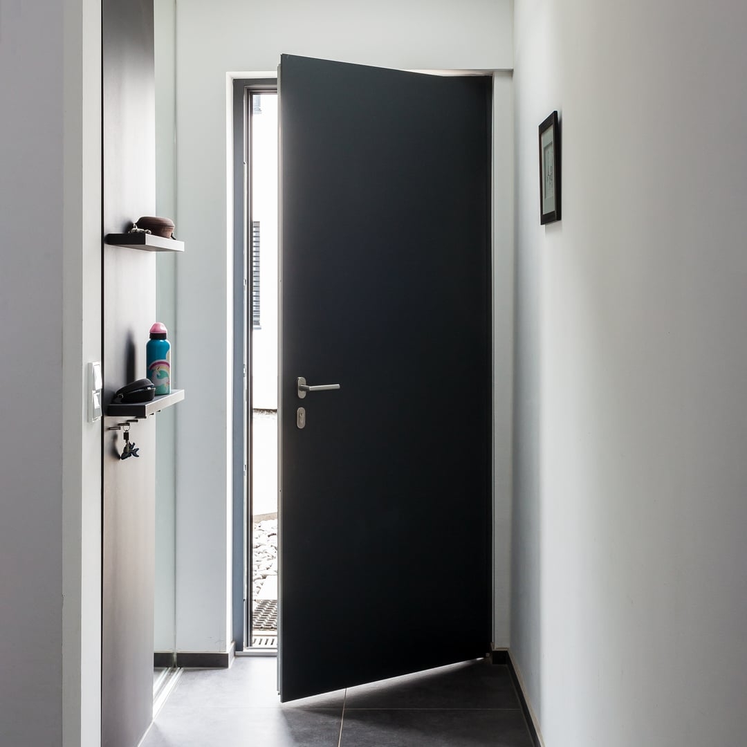 Porte d'entrée alu PVC Linconyl