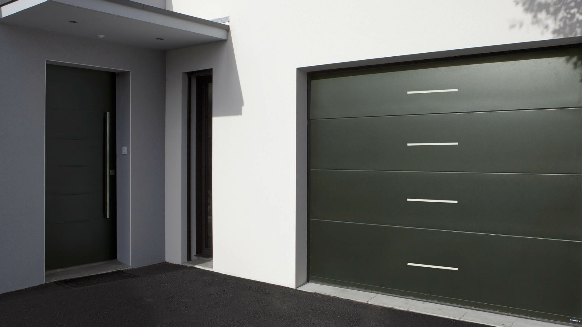Porte de garage enroulable Linconyl motif coffre